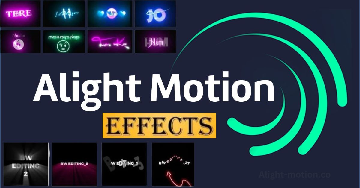 Alight Motion Effects fresh xml file Free Download